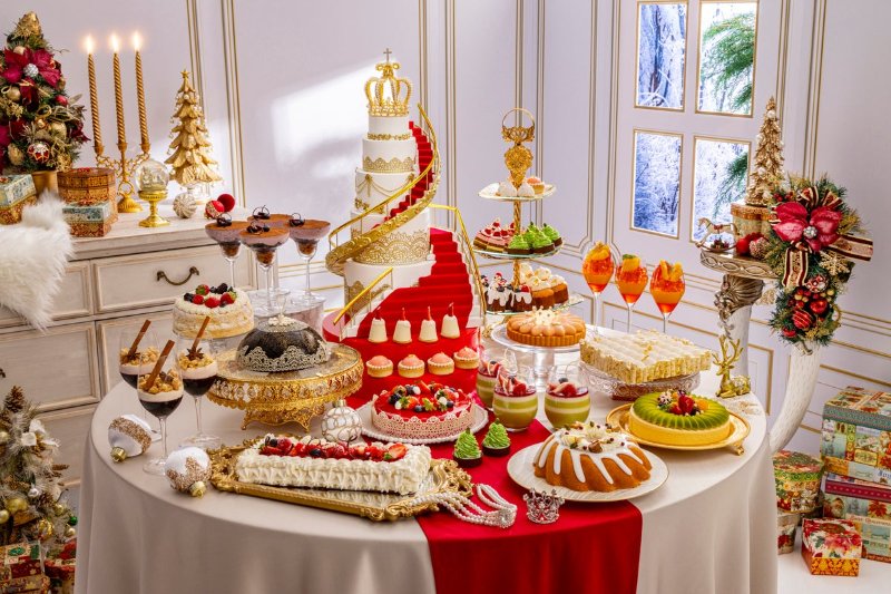ヒルトン東京『King & Queen のクリスマス』スイーツビュッフェの告知画像