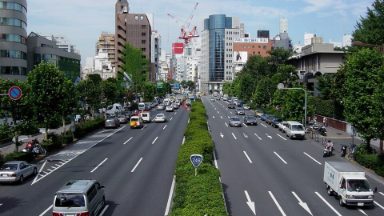 青山通り（国道246号）の写真
